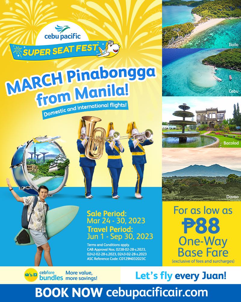 Cebu Pacific drops P88 flights to Tokyo, Bali, Dubai, and more until